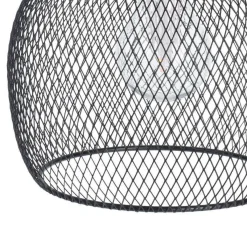KOOPMAN Lampa Atros Wiszaca Czarna 19X18 Cm Czarny Clearance
