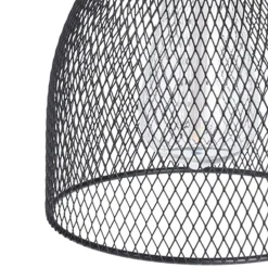 KOOPMAN Lampa Atros Wiszaca Czarna 21X16 Cm Czarny