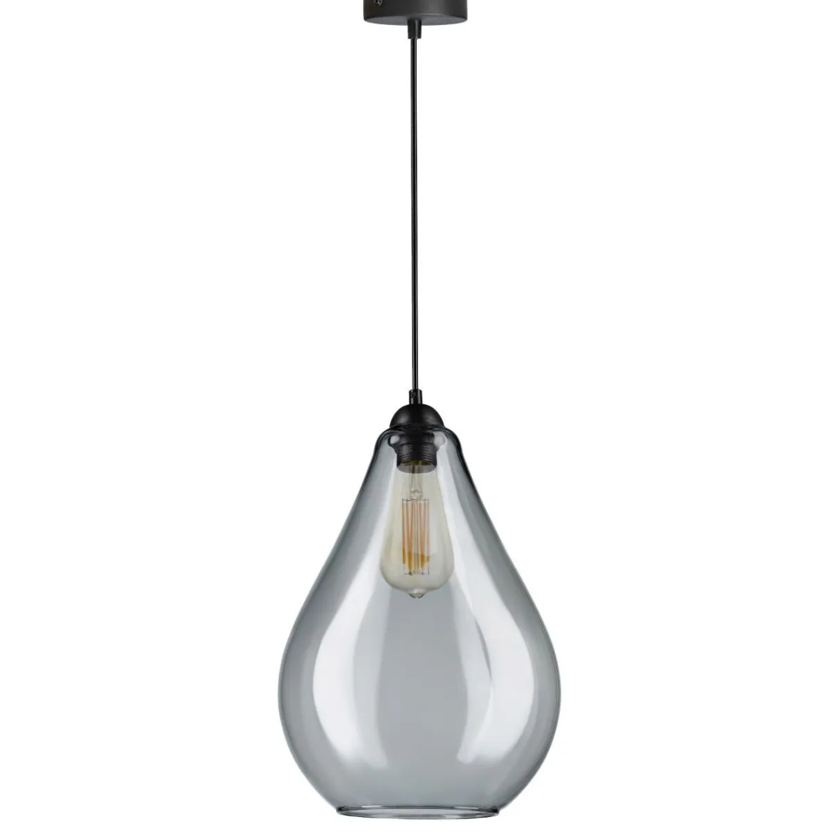 HOMLA Lampa Miste Wiszaca Grafitowa 24X24X180 Cm Clearance