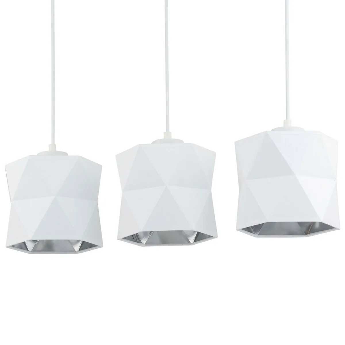 TK LIGHTING Lampa Siro White Wiszaca Kolo 3-Punktowa 230 V Bialy New