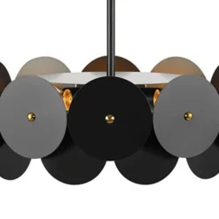 MARKSLOJD Lampa Sufitowa Vegas Czarna 53X53X160Cm Czarny Sale