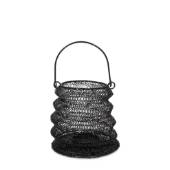 HOMLA Lampion Armadilo Skladany Czarny 21X16 Cm Discount