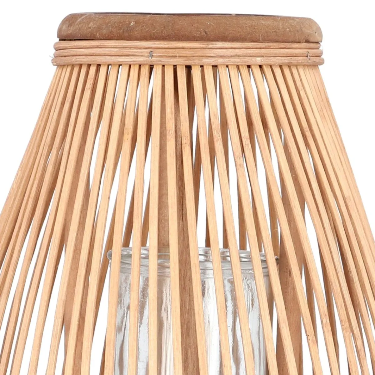 HOMLA Lampion Masaya Ogródowy 15X11X61 Cm Naturalny Outlet