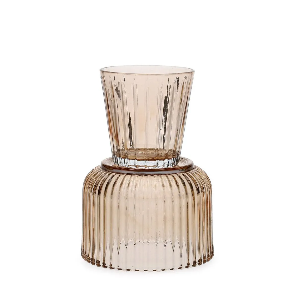 HOMLA Lampion Taza 10X13 Cm Bezowy Sale