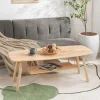HOMLA Lawa Meron Naturalny 120X50X46,5 Cm