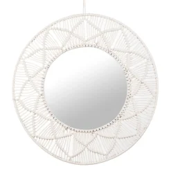 HOMLA Lustro Wiszące Clara Ozdobne 50 Cm Ecru New
