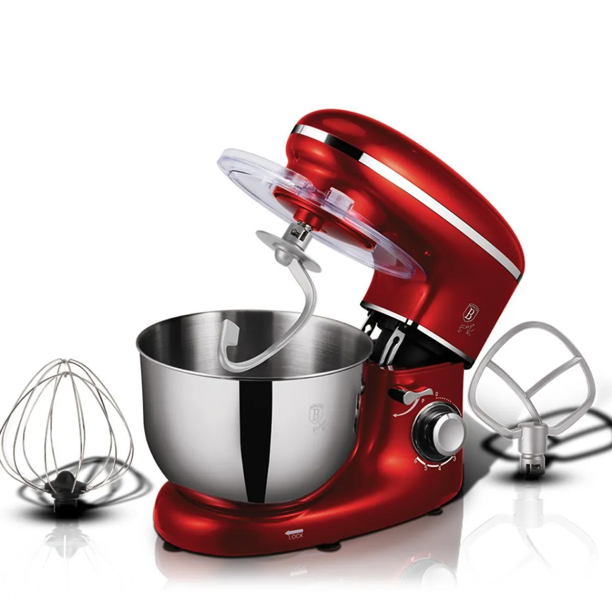 BERLINGER HAUS Mikser Burgundy Planetarny 1300 W Czerwony Online