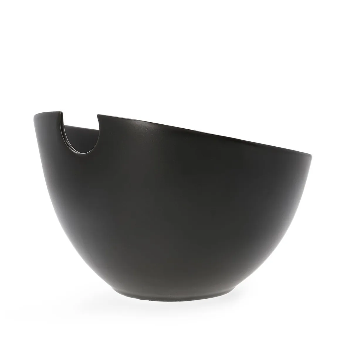 HOMLA Misa Mooka Do Salat Ceramiczna Z Przyborami Czarna 24 Cm Czarny Outlet