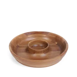 HOMLA Misa Mooka Do Serwowania Z Okraglym Srodkiem 35X5 Cm Naturalny Clearance