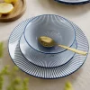 HOMLA Miska Navia Granatowa 16 Cm Bialy