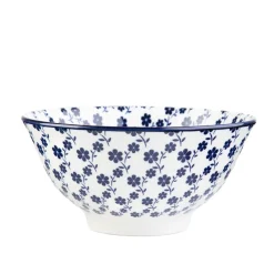 HOMLA Miska Navia Granatowa W Kwiatuszki 16 Cm Niebieski Sale
