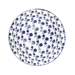 HOMLA Miska Navia Granatowa W Kwiatuszki 16 Cm Niebieski Sale