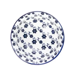 HOMLA Miska Navia Granatowa W Kwiatuszki 12 Cm Granatowy Hot