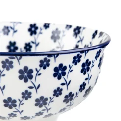 HOMLA Miska Navia Granatowa W Kwiatuszki 12 Cm Granatowy Hot