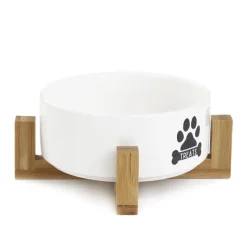 HOMLA Miska Treats Dla Psa S Z Bambusowa Podstawa 13X7 Cm Clearance