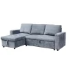 HOMLA Naroznik Virev Naroznik Uniwersalny Z Funkcja Spania Ciemnoszary 215X76X85 Cm Outlet