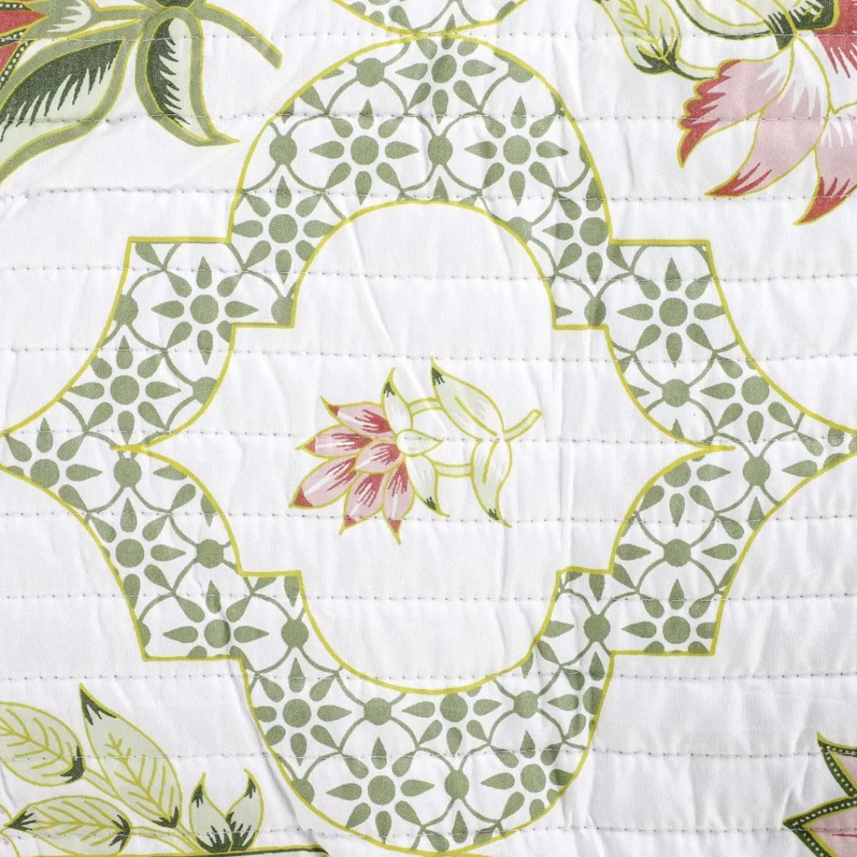 HOMLA Narzuta Safi Pikowana W Kwiaty 200X220 Cm Clearance