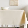 HOMLA Obrus Linela Z Bawelniana Falbanka 130X180 Cm Best