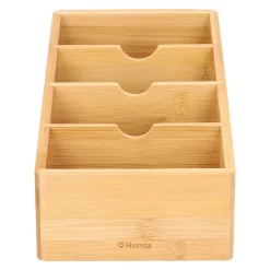 HOMLA Organizer Bambou Kuchenny Bambusowy 25X13 Cm Naturalny Hot