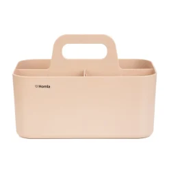 HOMLA Organizer Delyth Plastikowy Rozowy Duzy 25X15,5X17 Cm Sale