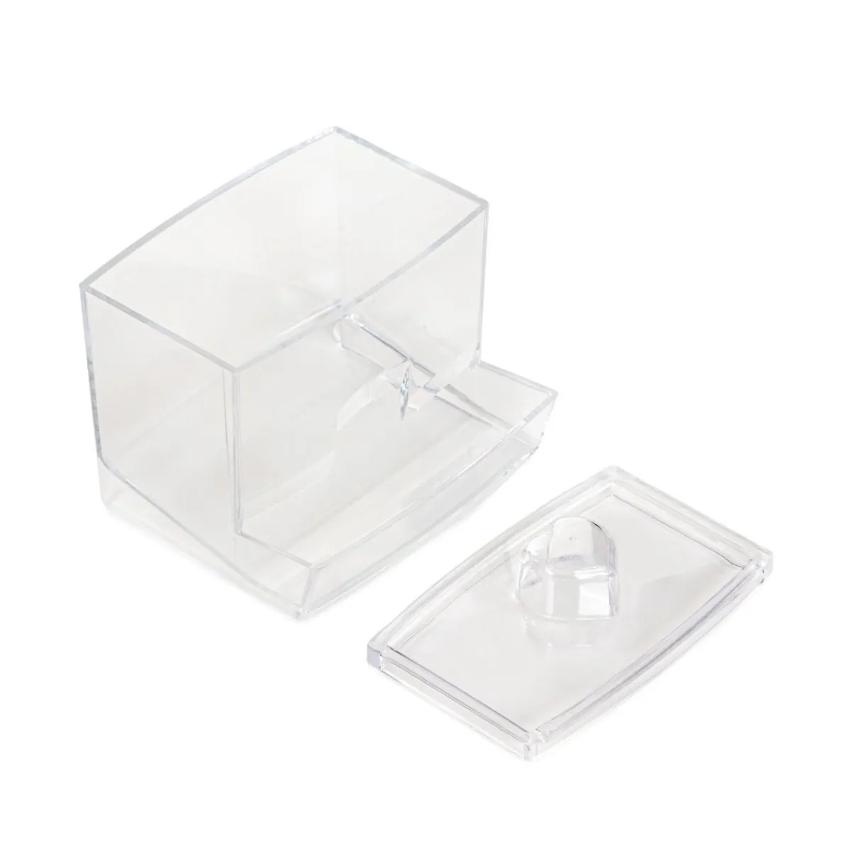 HOMLA Organizer Falsa Transparentny 8,7X7X8 Cm Przezroczysty Best