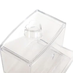 HOMLA Organizer Falsa Transparentny 8,7X7X8 Cm Przezroczysty Best