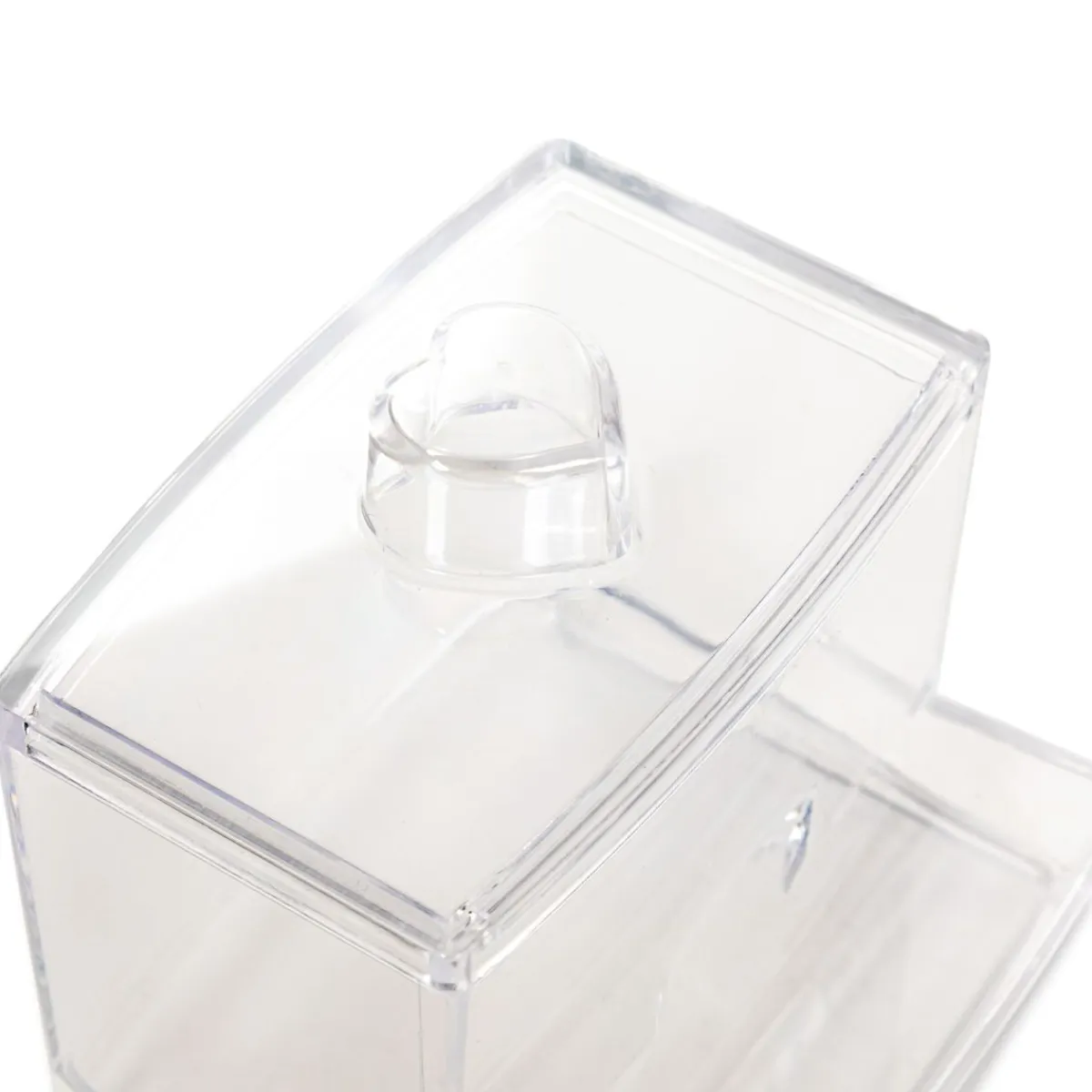 HOMLA Organizer Falsa Transparentny 8,7X7X8 Cm Przezroczysty Best
