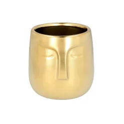 HOMLA Oslonka Face Zlota 15X14 Cm Zloty