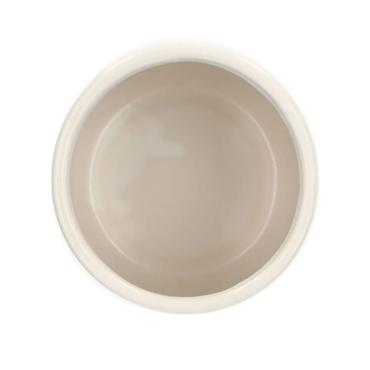 HOMLA Oslonka Na Doniczke Face Biala 14X15 Cm Bialy Clearance