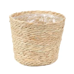 HOMLA Oslonka Na Doniczke Lumbo Pleciona Naturalna 23X19 Cm Outlet