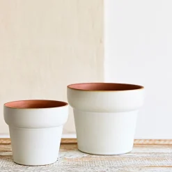 HOMLA Oslonka Na Doniczke Maya Ceramiczna 19,5X19,5X16 Cm Hot