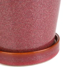 HOMLA Oslonka Na Doniczke Maya Z Podstawka Marsala 13,6X13,6X13,6 Cm Best