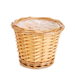 HOMLA Oslonka Na Doniczke Saule Wiklinowa Naturalna 16X13 Cm Discount