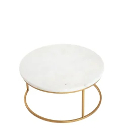 HOMLA Patera Marble Marmurowa 27 Cm Bialy Clearance