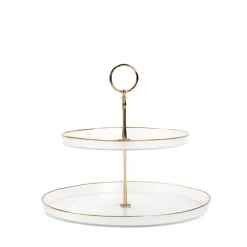 HOMLA Patera Monze Dwupoziomowa Transparentna 21 Cm, 28 Cm Hot