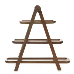 HOMLA Patera Mooka Do Serwowania 3-Poziomowa 39,5X38,5Cm Outlet