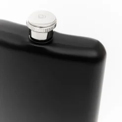 HOMLA Piersiowka Alcole Flask Czarna 0,24 L Czarny Clearance