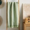 HOMLA Pled Morris Pistacjowy Z Fredzlami 130X170 Cm Zielony Clearance