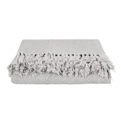 HOMLA Pled Morris Z Fredzlami 130X170 Cm Szary Best
