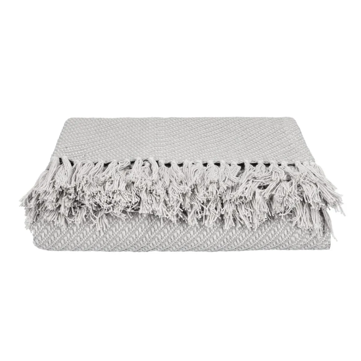 HOMLA Pled Morris Z Fredzlami 130X170 Cm Szary Best