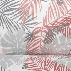 HOMLA Pościel Botanical Z Mikrofibry W Rozowo-Szare Liscie 160X200 Cm Discount