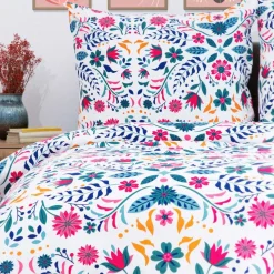 HOMLA Pościel Freesia Z Mikrofibry W Kwiaty 200X220 Cm Sale