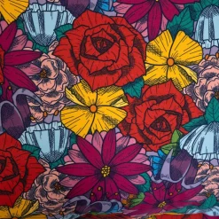 HOMLA Pościel Frida Kahlo Z Mikrofibry W Kwiaty 140X200 Cm + 1*70X80 Cm New