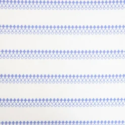 HOMLA Pościel Katina Bawelniana W Niebieski Wzor Z Falbanka 160X200 Cm New