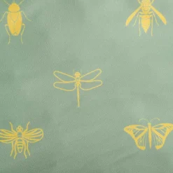 HOMLA Pościel Luro Z Mikrofibry Oliwkowa W Owady 200X220 Cm Mietowy New
