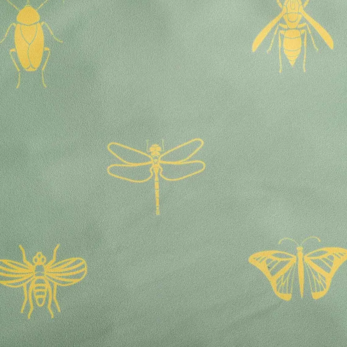 HOMLA Pościel Luro Z Mikrofibry Oliwkowa W Owady 160X200 Cm Mietowy Online