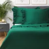 HOMLA Pościel Selin Satynowa Ciemnozielona 160X200 Cm Zielony Online