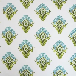 HOMLA Pościel Timothe Bawelniana W Niebieski Wzor 220X200 Cm Outlet