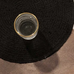 HOMLA Podkladka Do Jadalni Frida Czarna 38 Cm Czarny Discount