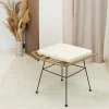 HOMLA PodNożek Jardin Pleciony 60X50X48 Cm Naturalny Outlet